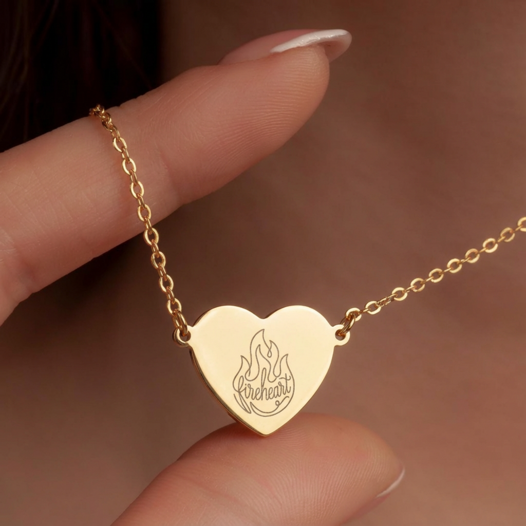 Fireheart Heart Necklace