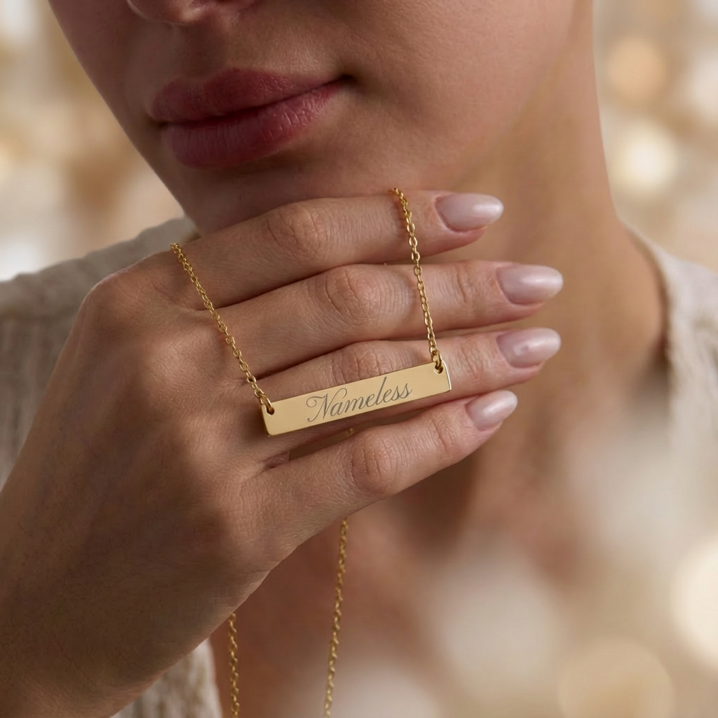 Nameless Horizontal Bar Necklace