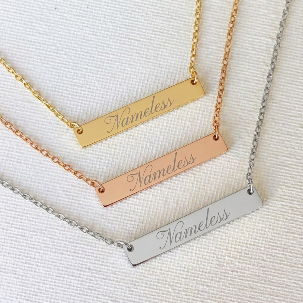 Nameless Horizontal Bar Necklace