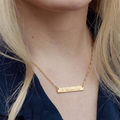 To Whatever End Bar Necklace