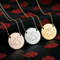 Rogue Cloud Circle Pendant Necklace