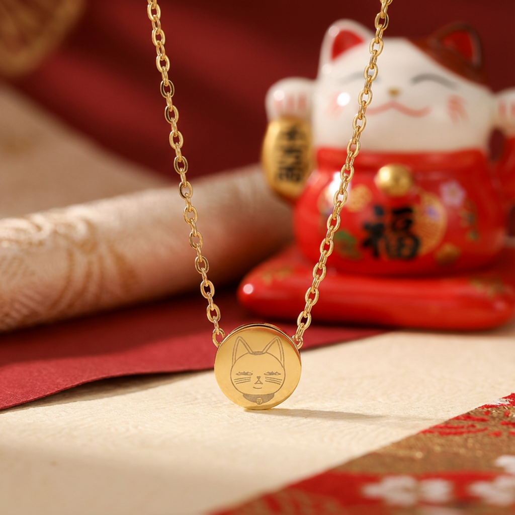 Turbo Abuela Micro Pendant and Necklace