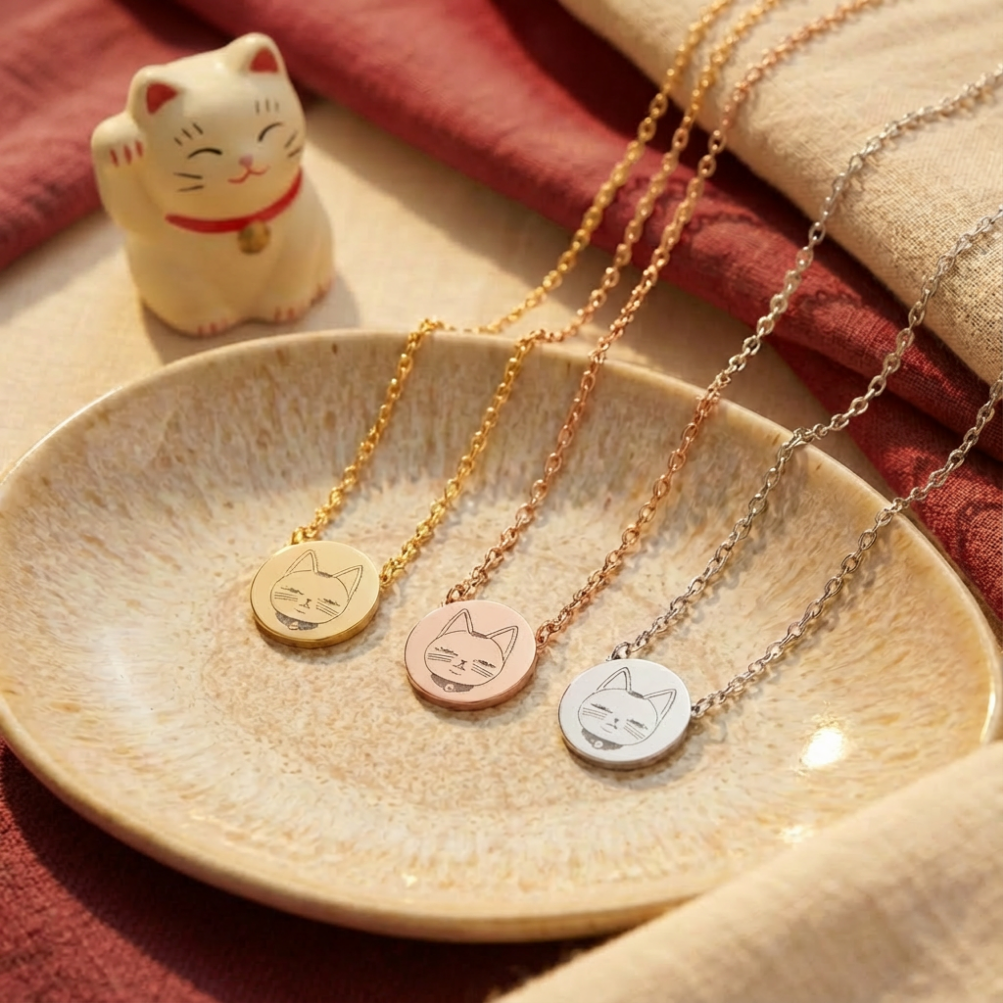 Turbo Abuela Micro Pendant and Necklace