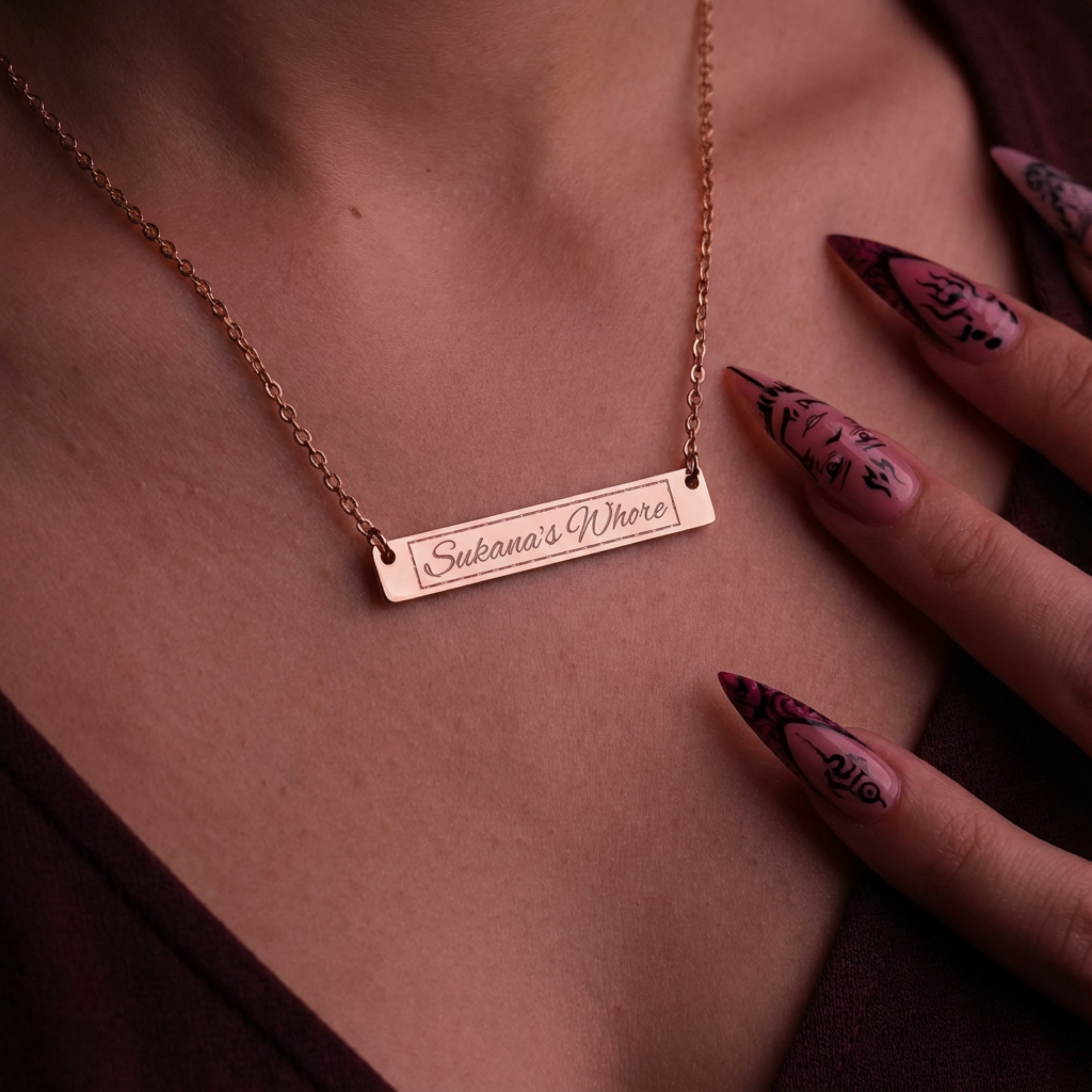 Cursed King Bar Necklace