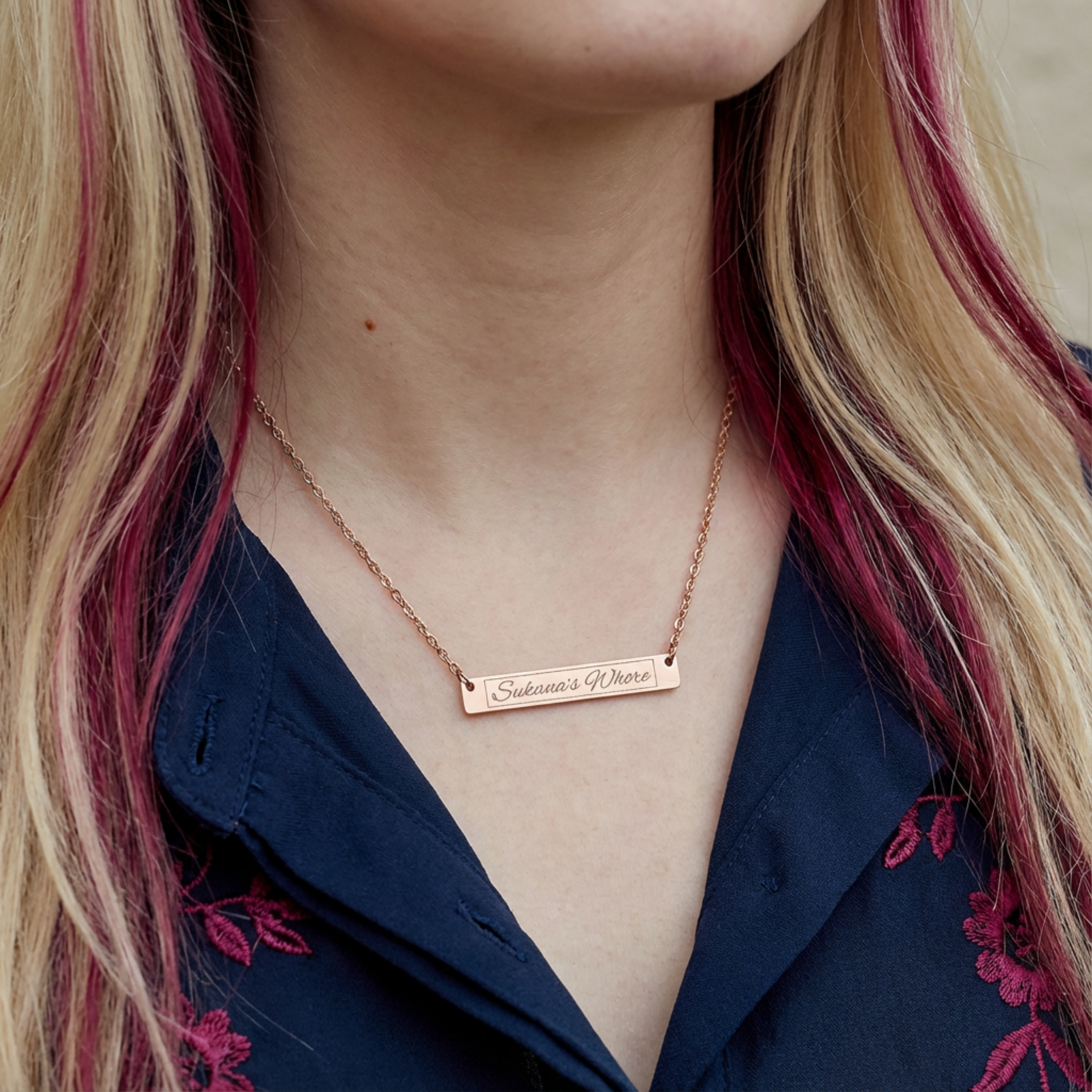 Cursed King Bar Necklace