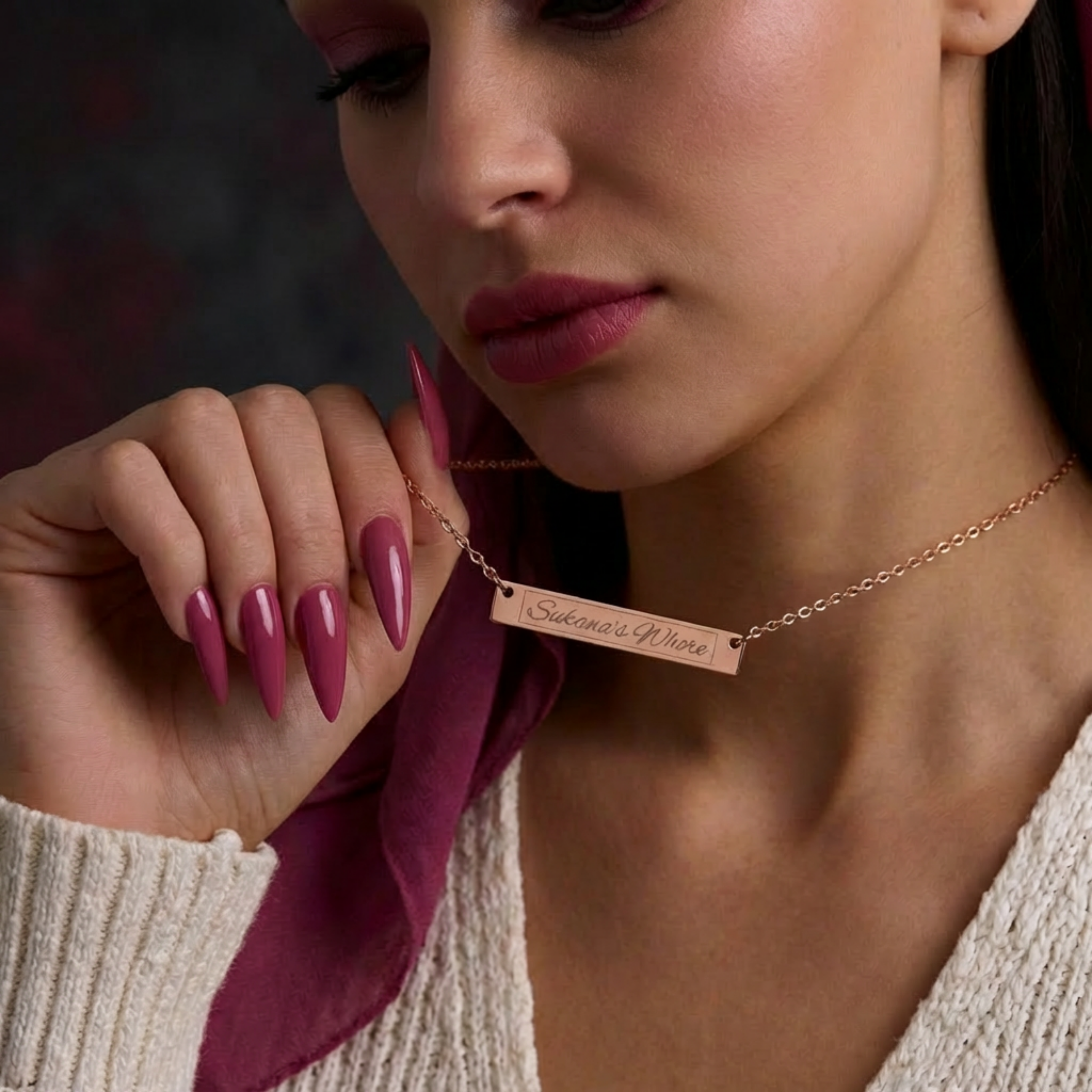 Cursed King Bar Necklace